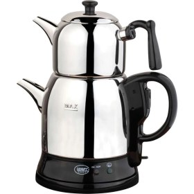 Resim ÖZKENT Menekşe Çaydanlık Paslanmaz Çelik Gövde ile Termostatlı 1,8 Lt Kapasite 