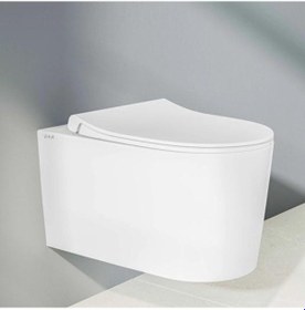 Resim Vitra Nest Quantumflush Beyaz Asma Klozet Ve Duroplast Yavaş Kapanan Kapak 7870b403-0090 