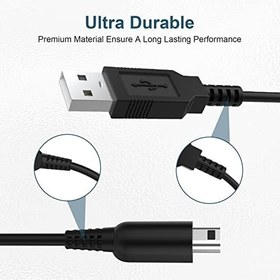 Resim 3DS 2DS DSi Şarj Kablosu, Nintendo Yeni 3DS XL/Yeni 3DS/3DS XL/3DS/Yeni 2DS XL/2DS XL//Yeni 2DS/2DS/ DSi/DSi XL ile Uyumlu USB Güç Kablosu 