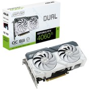 Resim Asus RTX4060TI 8GB DUAL RTX4060TI-O8G WHITE GDDR6 128bit HDMI DP PCIe 16X v4.0 