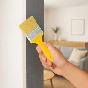 Resim 3’lü Kestirme Boya Fırçası Seti – Plastik Saplı, Sentetik Kıllı, Duvar, Ahşap ve Hobi Boyaları Için Uygun Fırça Seti (No: 2-3-4) (M) 