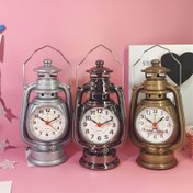 Resim 1 Adet Vintage Kerosen Lamba Stili Yaratıcı Taşınabilir Alarm Saati, Yaratıcı Ev Hediye Dekorasyonu, Ev Odası Oturma Odası Ofis Dekoru, Anneler Günü Yeni Yıl Paskalya Hediyesi 