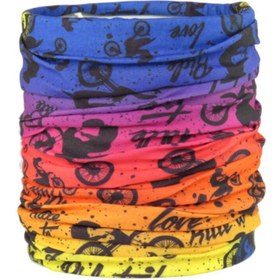 Resim Ride to Love Blue Orang Yellow Bandana 