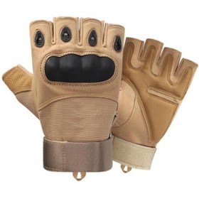 Resim Oakley Erkek Tactical Kesik Parmak Eldiven Camel 