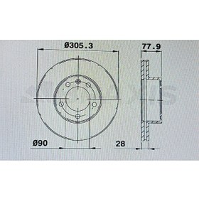 Resim BRAXIS ÖN FREN AYNASI MOVANO 98-03 MASTER 03> 1.9DCI/DTI 2.2DCI 2.5D/DCI 2.8DTI 3.0DCI 16 INC 