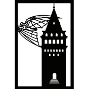 Resim Gmwax Tarihi Galata Kulesi Duvar Dekor Sticker 40 x 60 cm 
