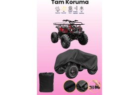 Resim Dokaca Siyah Yuki YK200-T3 Tract Atv Brandası, Atv Koruyucu Örtüsü 