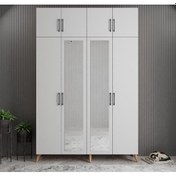 Resim Açelya Portmanto Vestiyer Çam Beyaz M8- 160 cm 