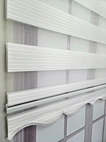Resim BBB Pliseli Stor Zebra Perde Sert Plastik Kasalı 170x200 Beyaz 