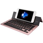 Resim Sones F18 Ultra İnce Şarj Edilebilir Katlanabilir 58 Tuşlu Tutuculu Kablosuz Klavye 