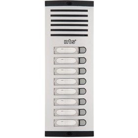 Resim Nts Diafon Sesli Işıklı Fotoselli Tek Sıra 8li Zil Butonu 4008 