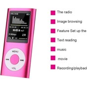 Resim SIGHTZER Mp3 Çalar Ses Kayıt Fm Radyo Sd Kart Girişli Mp4 Player 1.8 Inç Renkli Ekran 