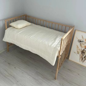 Resim %100 Pamuk Çift Katlı Yorgan & Çarşaf Seti Byz 