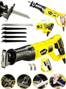 Resim Dragro GRZ-tlk9000 Sarı 5 Uç 9000 Sjs 6 Kademe Devir Ayarli Bakir Sargili Beton Tuğla Kemik Kesme Tilki Kuyruğu 