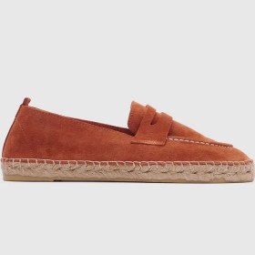 Resim Kadın Casual Espadril Ayakkabı [060034], Kiremit Süet, 40 