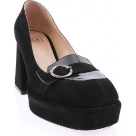 Resim Dgn 32451-22K Kadin Önü Tokali Platform Topuklu Ayakkabi 