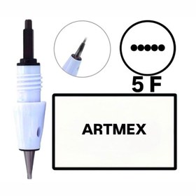 Resim H RUN GLOBAL 20 Adet F5 ( Artmex ) Değiştirilebilir Kartuş Kalıcı Makyaj Ucu (İğne) 