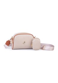 Resim Nas Bag Kadın Mini Cüzdanlı Omuz Ve Çapraz Çanta Kum Taba Lopez Kum Rengi - Taba 