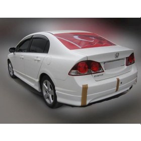 Resim Honda Civic Uyumlu 2006-2012 Düz Arka Karlık 