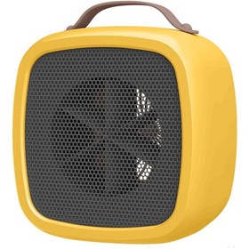 Resim Ev Tipi Mini Isıtıcı Elektrikli Fanlı Isıtıcı Sarı 
