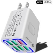Resim İphone Uyumlu 15 Pro/android Telefonlar İçin Mini 50w Pd Qc Hızlı Şarj Küpü - Cep Us White 02 
