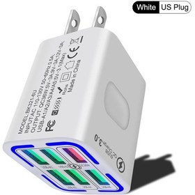 Resim İphone Uyumlu 15 Pro/android Telefonlar İçin Mini 50w Pd Qc Hızlı Şarj Küpü - Cep Us White 02 