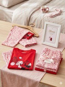Resim Kız Çocuk Fuşya Minnie 2'li Pijama Takımı 