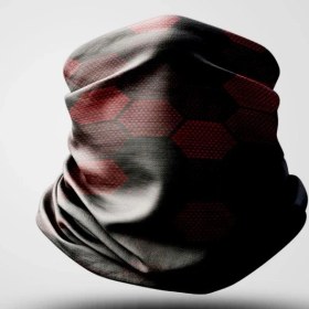 Resim Motosiklet Bandana Buff Boyunluk Unisex Petek 