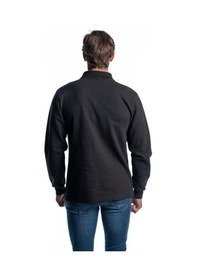 Resim Şensel, Sweatshirt, Siyah, Polo Yaka -107E5350- Pamuklu, Kışlık 