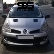 Resim STS Oto Aksesuar Renault Clio 3 Uyumlu Piano Black Kaput Üstü Havalandırma Izgarası 