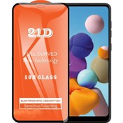 Resim Bzontech Samsung Galaxy A21 Ekran Koruyucu 21D Tam Kaplayan Kavisli 