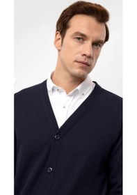 Resim Süvari Exculusive Smart Casual Düğmeli Hırka Lacivert 