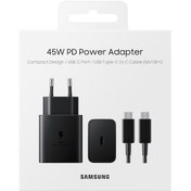 Resim Samsung EP-T4510X Type-C 45 Watt Şarj Cihazı | TR Garanti Samsung