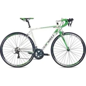 Resim Corelli Sprint KR100 28 Jant 16 Vites V Fren Yol Yarış Bisikleti Beyaz Yeşil 48 Kadro 