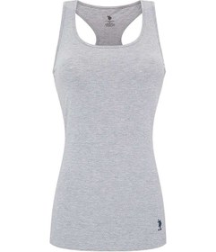 Resim U.S. Polo Assn. Kadın Gri Melanj Sporcu Atlet 66001 