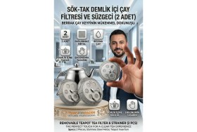 Resim Transformacion Sök-Tak Demlik Içi Çay Filtresi Çay Süzgeci 2 Adet 721303 