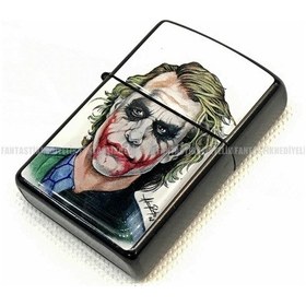 Resim Joker Mat Siyah Kapaklı Benzinli Çakmak N11.1173 