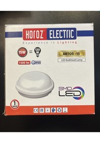 Resim Horoz 400-002-127 Artos-15 Beyaz Kasa Beyaz Işık Led Aplik Nemli Yer Beyaz 