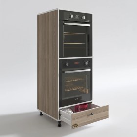 Resim Kenzlife fırın dolabı naime crd 145*60*56 mutfak çekmeceli ayaklı banyo kiler ofis 