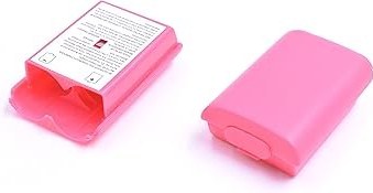 Resim 2pcs Battery Cover for Microsoft Xbox 360 Wireless Controller (Pink) 