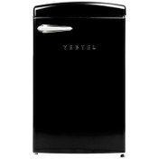 Resim VESTEL RETRO SB14411 SİYAH 122 LT STATİK BUZDOLABI 
