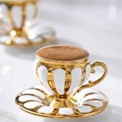 Resim Acar Karius Gold 6'lı Kahve Fincan Takımı HXF-06876 