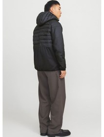 Resim Jack & Jones 12256983 Erkek Siyah Mont & Kaban 