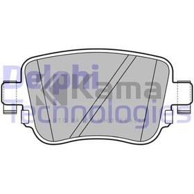 Resim 2k5698451a-5q0698451f Fren Balatası Arka Vw Caddy-4 15- / Sharan 