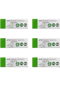 Resim Faber Castell Doğa Dostu Büyük Silgi Dust Free Pvc Free 6 Lı 187254 