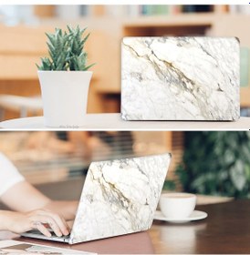 Resim Apple Uyumlu MacBook Pro Kılıf 13inç M1-m2, Mermer08nl Type-c'li Model A2338 A2289 A2251 A1706-08 A1989 A2159 İle R-32 