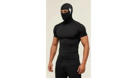 Resim Flex Premium Reflektörlü Siyah Kar Maskesi Model 19 Balaklava Balaclava Motorsiklet Scooter Bisiklet Spor 