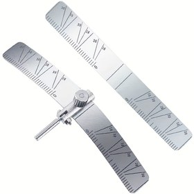 Resim 1 Adet Premium Kalite Otoklavlanabilir Konumlandırma Cetveli ve Yedek Pozisyonlama Açı Ölçer 