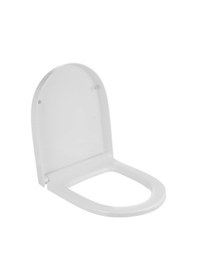 Resim Sento 86-003-009 Yavaş Kapanır Klozet Kapağı, Duroplast, Beyaz Siyah 