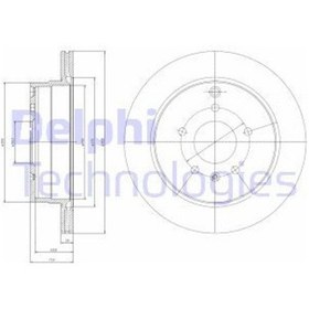 Resim DELPHI BG4069 Fren 20968395 (WA895727) (Fiyat:2 Adet İçindir) 